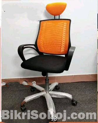 Smart Executive chair with Headrest (V-Mesh)